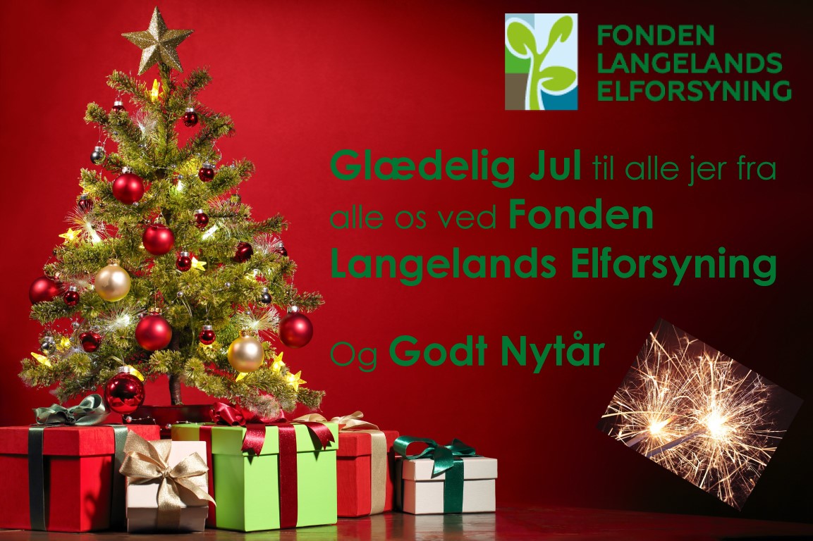 Glædelig Jul og Godt Nytår fra Fonden Langelands Elforsyning